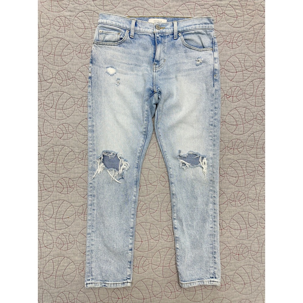 PacSun Jeans Light Wash Blue Distressed Athletic Slim / Mens 30x30